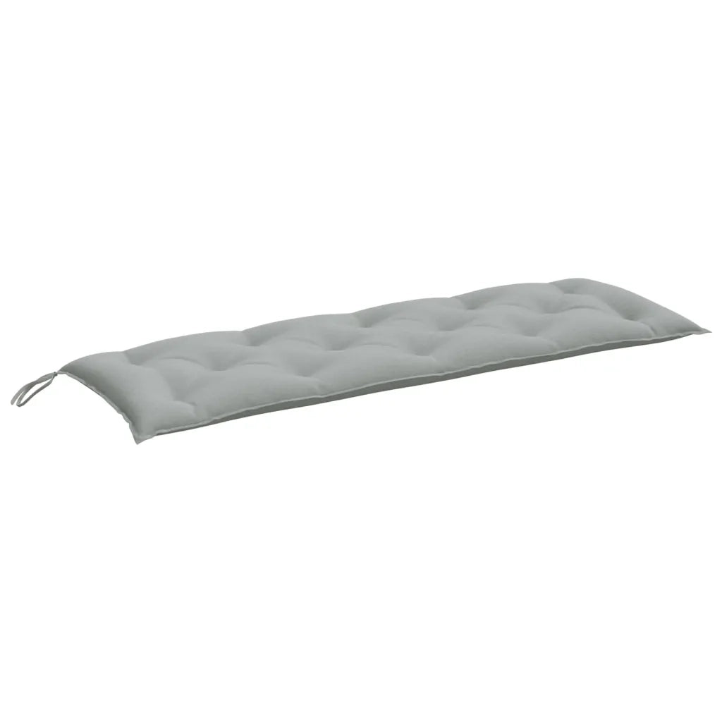 Cuscino Panca Giardino-Cuscini per panchina da esterno Grigio Chiaro M¨¦lange 150x50x7cm Tessuto