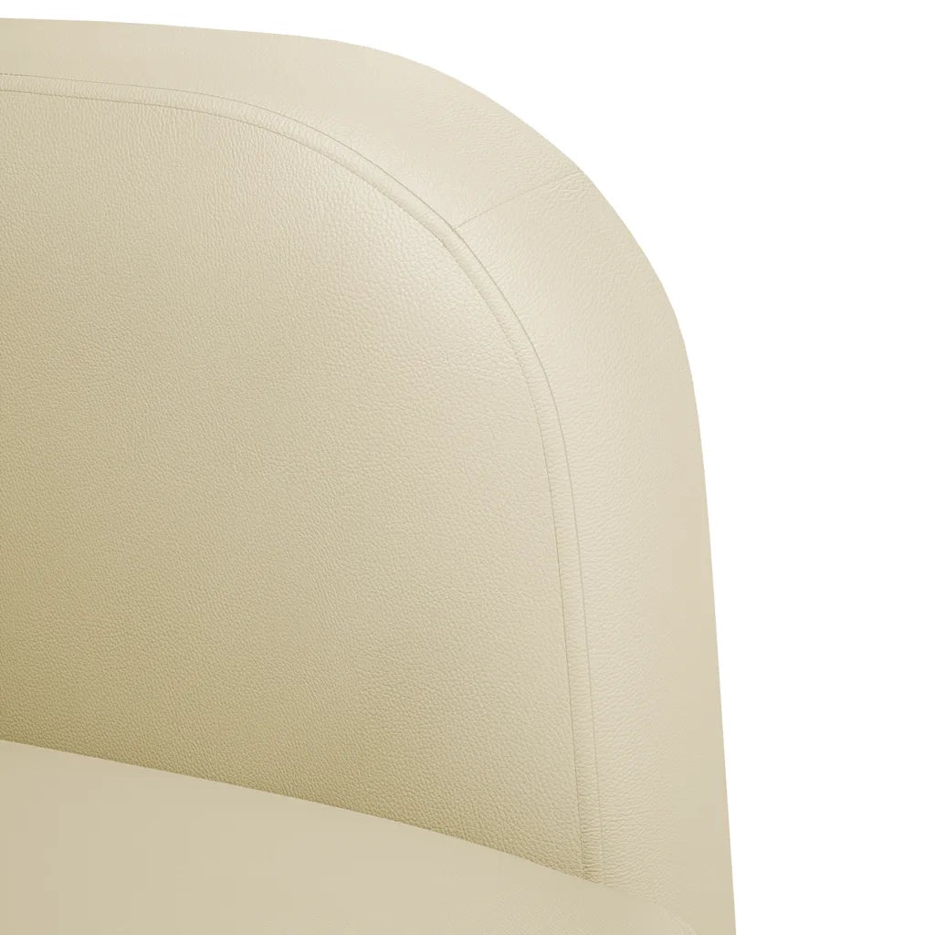 Divano | Divano da soggiorno | Sofa Divanetto Crema 110 cm in Similpelle
