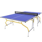 Tavolo da ping pong pieghevole ¨C zephmum ¨C blu, metallo, 274x152x76cm