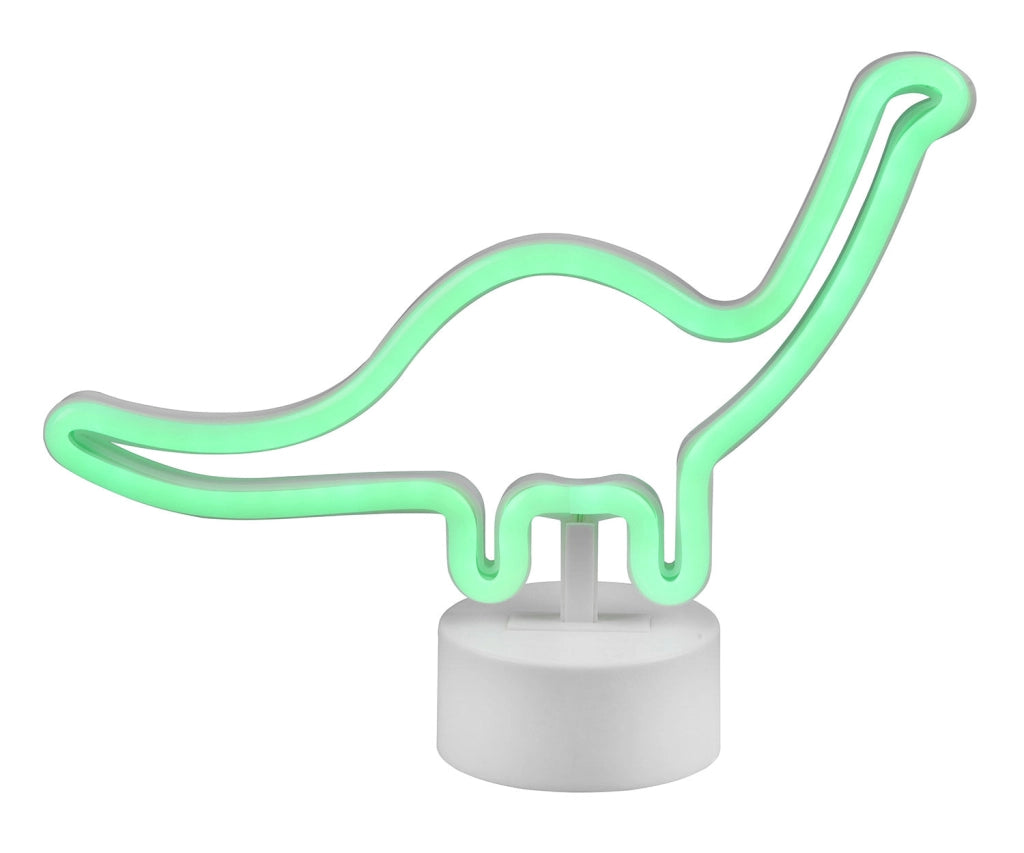 Lampada da Tavolo da Interno a LED in Plastica Bianco
