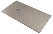 Piatto Doccia in Pietra 100x100 cm Pedrinelli Ardesia Stone Side Cemento