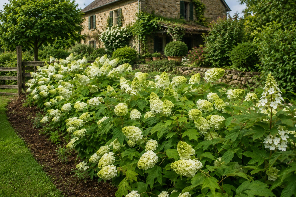 Gardenaria Ortensia - Hydrangea Quercifolia 'Harmony' - Pianta acidofila ornamentale da esterno Altezza: 40/50 cm (vaso19)