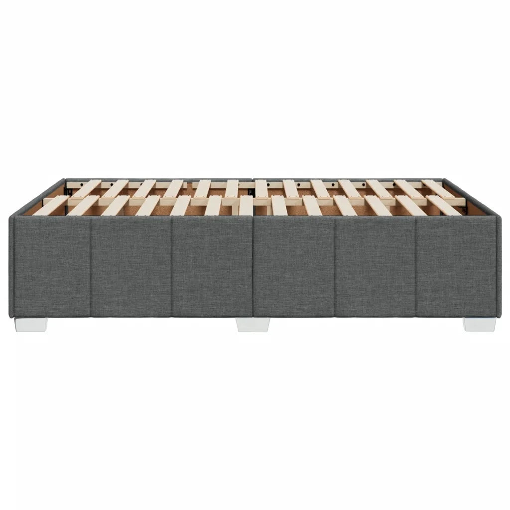 Giroletto senza Materasso Grigio Scuro 120x200 cm Tessuto