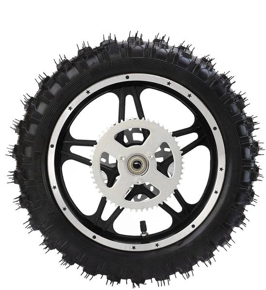 Montaggio posteriore per motocicli e biciclette - Asse diametro 12 mm - Larghezza cinghia 65 mm - Materiale gomma/metallo - Adatto per motocross/motocicli/biciclette - Qualità eccellente - Cinghia motore