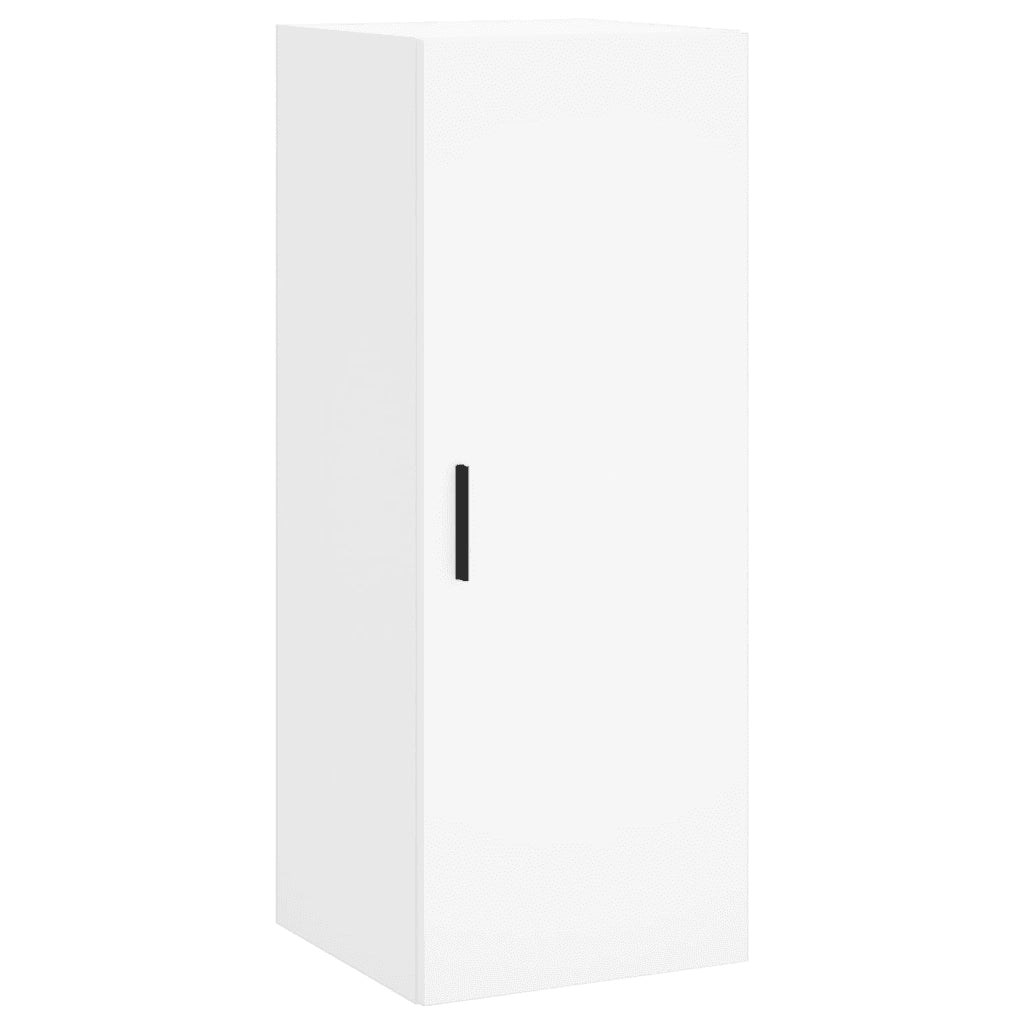 Credenza | Madia | Buffet da pranzo | Armadio da pranzo Bianca 34,5x34x180 cm in Legno Multistrato