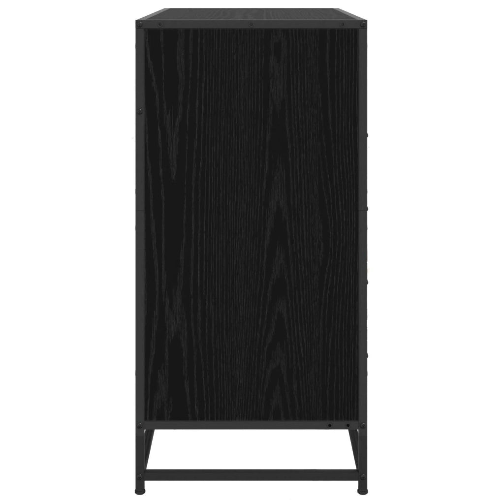 Mobile con Cassetti 4-Cassetto Rovere nero 70 x 41 x 83,5 cm 8010314