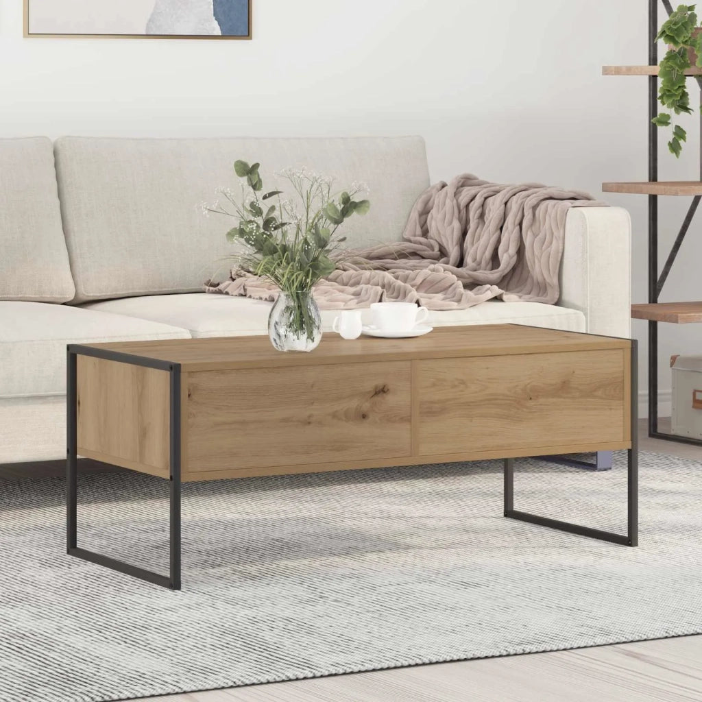 Tavolino da salotto | Tavolino da caff¨¨ | Tavolino da Soggiorno Rovere Artigianale 100 x 46 x 40 cm