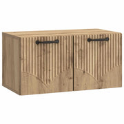 Mobile Porta TV da Muro Rovere Artigianale 59,5 x 31 x 30 cm