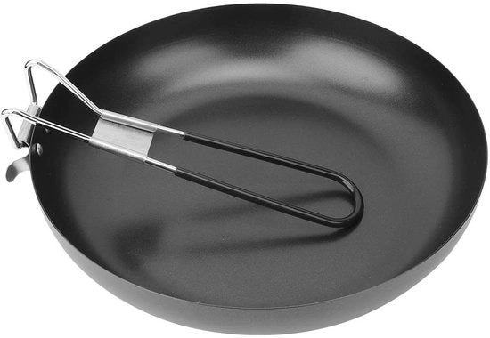 Accessori per Campeggio - Piatto da Cucina Opportuno - Leggero - Superficie Antiforatura - Manico in Gomma - Materiale Duraturo