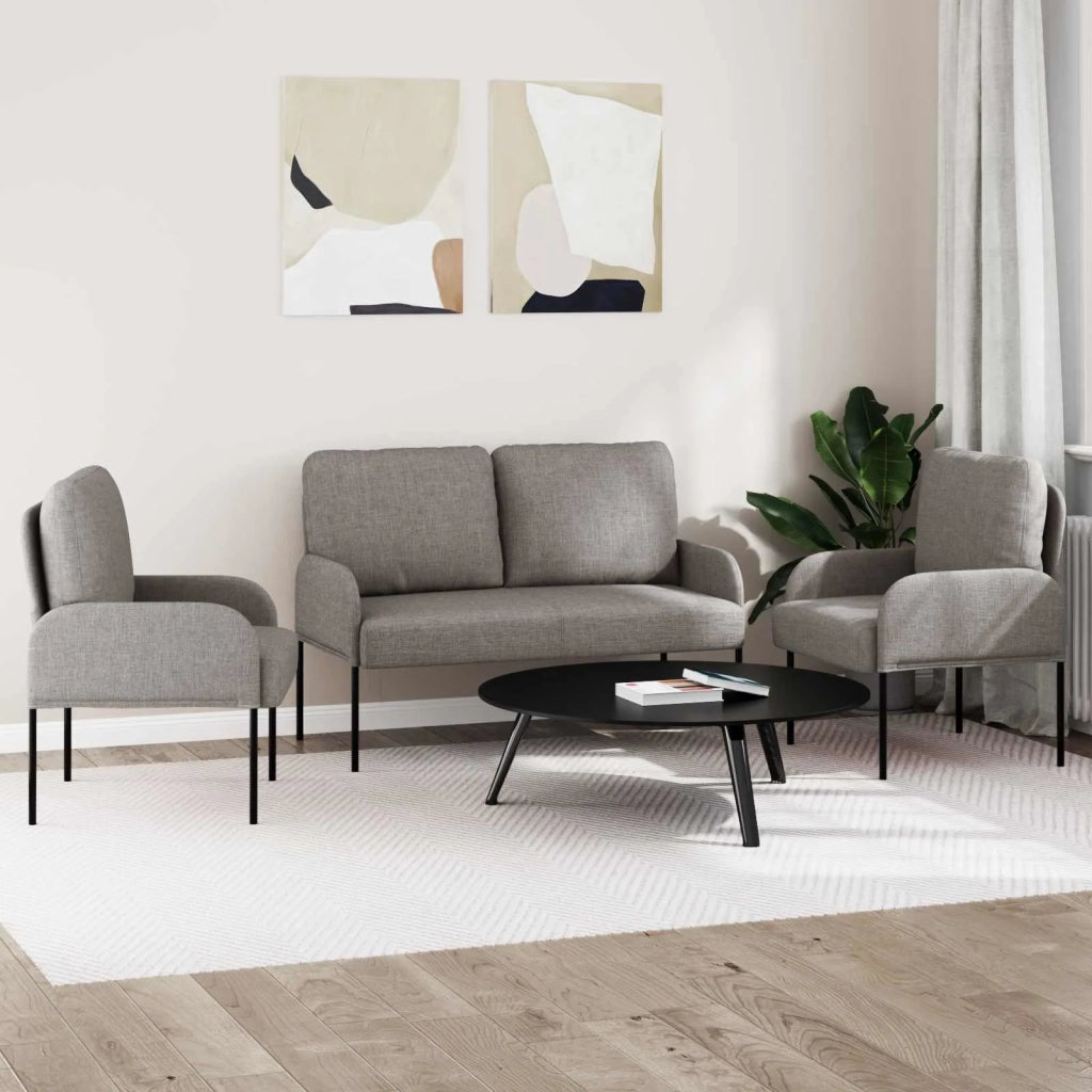 Set divani 3 pcs Talpa 115 x 56 x 80 cm Legno compensato 3406213