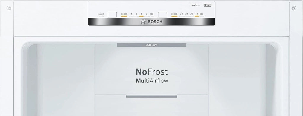 Frigorifero Combinato Bosch KGN39VWEQ 368 Litri Classe E (A203xL60xP66) No Frost Bianco