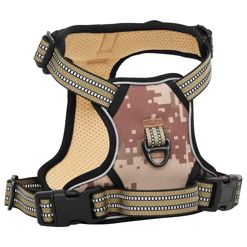 Pettorina Cani Guinzaglio Collare Regolabile Marrone XL 4013398