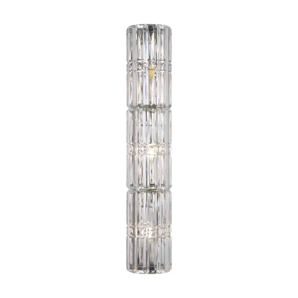 Maytoni applique contemporanea Facet 3 luci E14 cromo metallo vetro