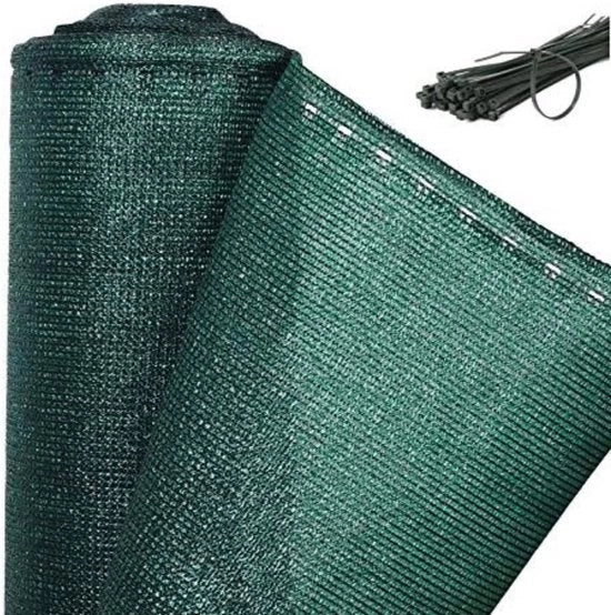 Privacyscherm per recinzione e balcone, protezione da sguardi indiscreti, ombrello, schermo da vento, inclusi cavi e cavi da fissaggio, 150 g/m², diverse dimensioni 1,20 x 5 m