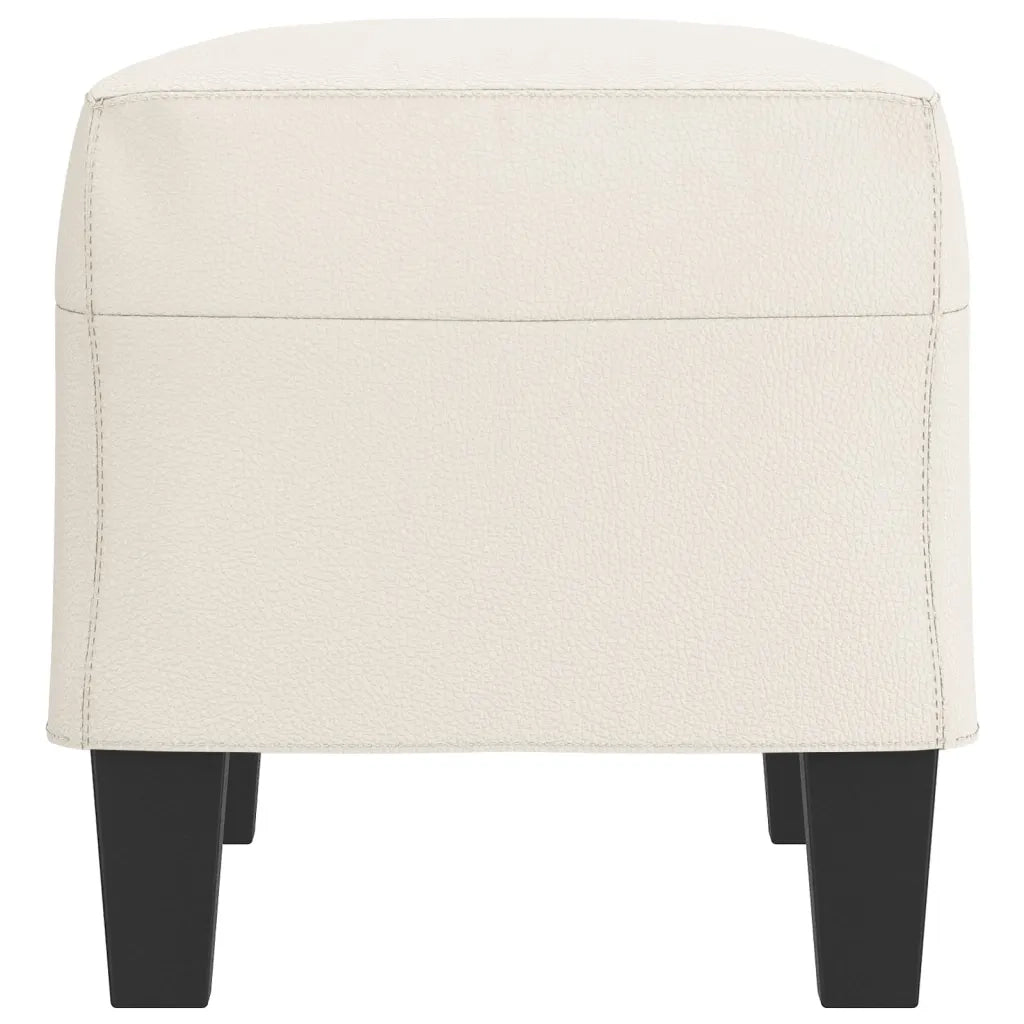 Panca Crema 70x35x41 cm in Similpelle 349440
