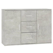 Buffet credenza cassettiera mobiletto mobile contenitore organizer per cucina soggiorno salotto 91 x 29,5 x 65 cm legno ingegnerizzato grigio 02_0032126