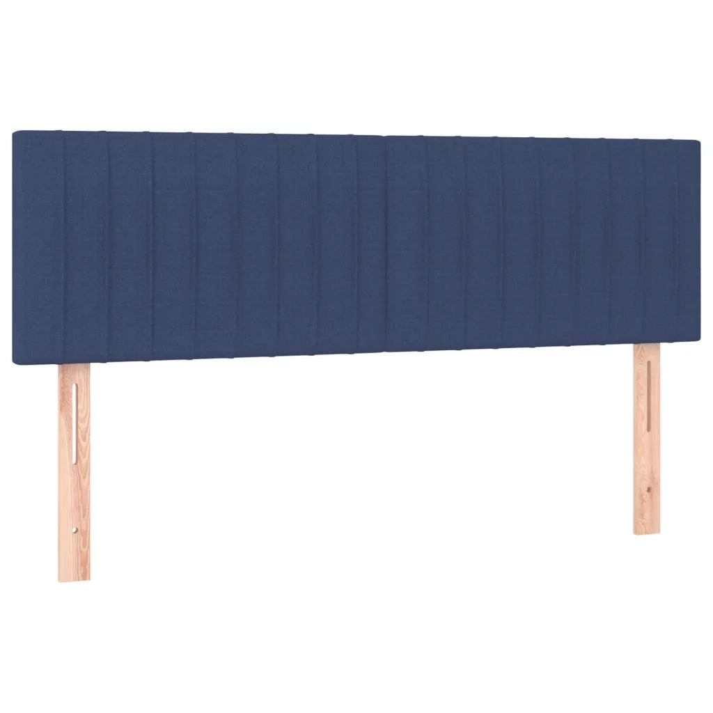 Giroletto a Molle con Materasso Blu 140x200 cm in Tessuto