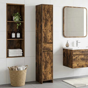 Mobile da Bagno Rovere Fumo 30 x 33 x 190 cm 890756
