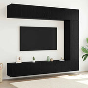 Set mobile TV 5 pcs Rovere Nero Legno multistrato 3332529