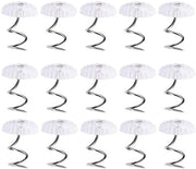 Spille per torsione 50 pezzi - Spille a torsione - Plastica/Ferro inossidabile - Spille di sicurezza - per mobili/letti - Scatola trasparente