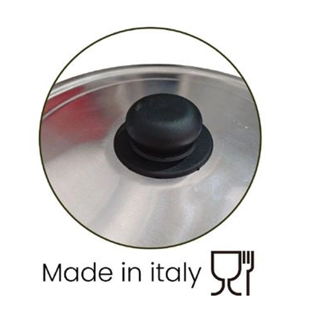 Trade Shop - Coperchio In Alluminio Tondo ø16-18-38-40-42cm Per Padelle Pentole Casseruole Tegami -