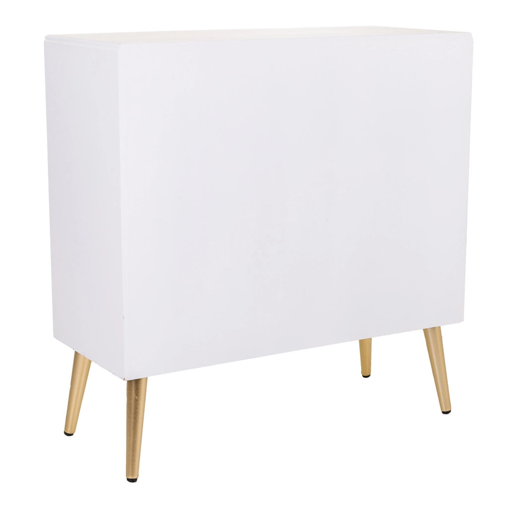 Mobile da ingresso in legno bianco 80x36,5x81,5h