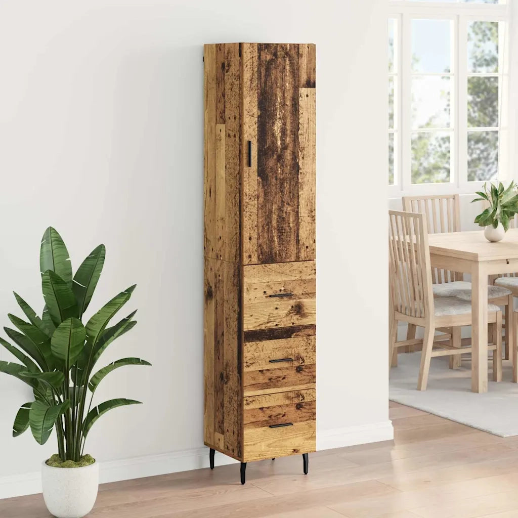Credenza Legno vecchio 34,5 x 34 x 180 cm Legno multistrato