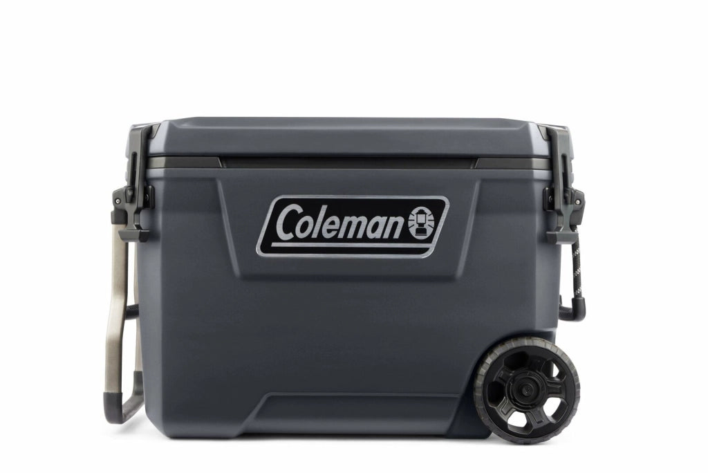 Coleman 2193724 Convoy Ghiacciaia Rigida Isolata 66 L con Ruote e Maniglia Telescopica Mantiene il Ghiaccio fino a 5 Giorni colore Nero