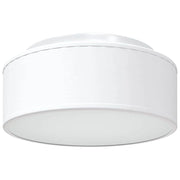 Lampada da soffitto orientabile in stile moderno e minimalista 30 x 30 x 13 cm in tessuto bianco 02_0058420