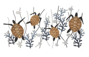 Pannello Turtle 132,7x5,7x69,9 cm in Ferro e MDF Multicolor