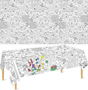 Tavolino Colorante per Bambini 274x137cm e Grandi Poster Coloranti Mondo dei Dinosauri per Casa Scuola Infanzia Asilo Nido Regalo di Compleanno