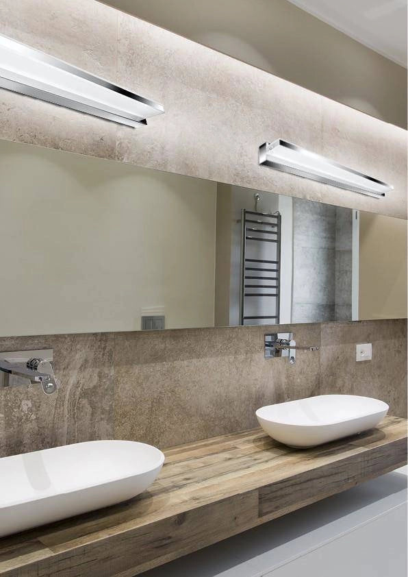Applique LED Candellux Sumo 60cm 12W cromo bagno specchio