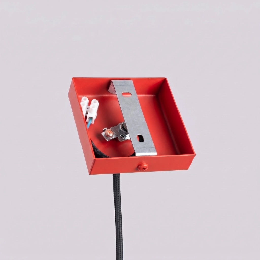 Lampada a sospensione PASTELO 1 rosso