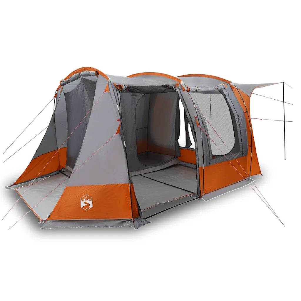 Tenda da Campeggio per Auto-Tenda per Escursionismo Grigio e Arancione Impermeabile 608959