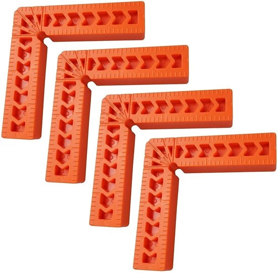 Angoli di posizionamento - 4 pezzi - Angolo posizionatore - Clip di posizionamento - per carichi/Cassetti - Modello costruzione - Angolo posizionatore 

Modello: Hoekklem 90 Graden