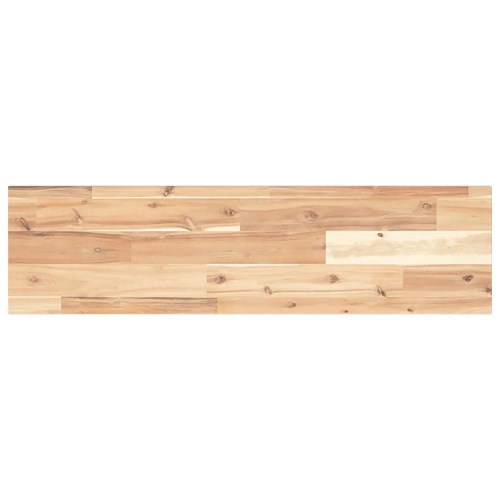 vidaXL Mensole da Parete 4 pz 100x20x2 cm Legno Acacia Non Trattato