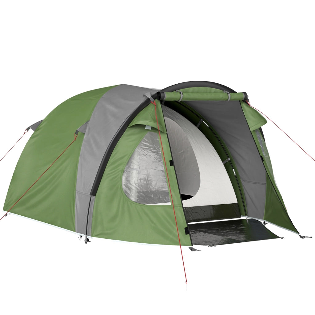 Tenda da Campeggio 4 Persone 2 Camere ¨C zephmum ¨C Verde 323x248x150cm
