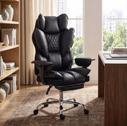 SEDIA UFFICIO Reclinabile 62 cm Similpelle Nera