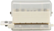 Perforatrice portatile 6 fori - Regolabile - Con cassa di raccolta chip - Adatta per A4/A5/B5 - Blocca fino a 2 fogli - Puntaspilli per carta