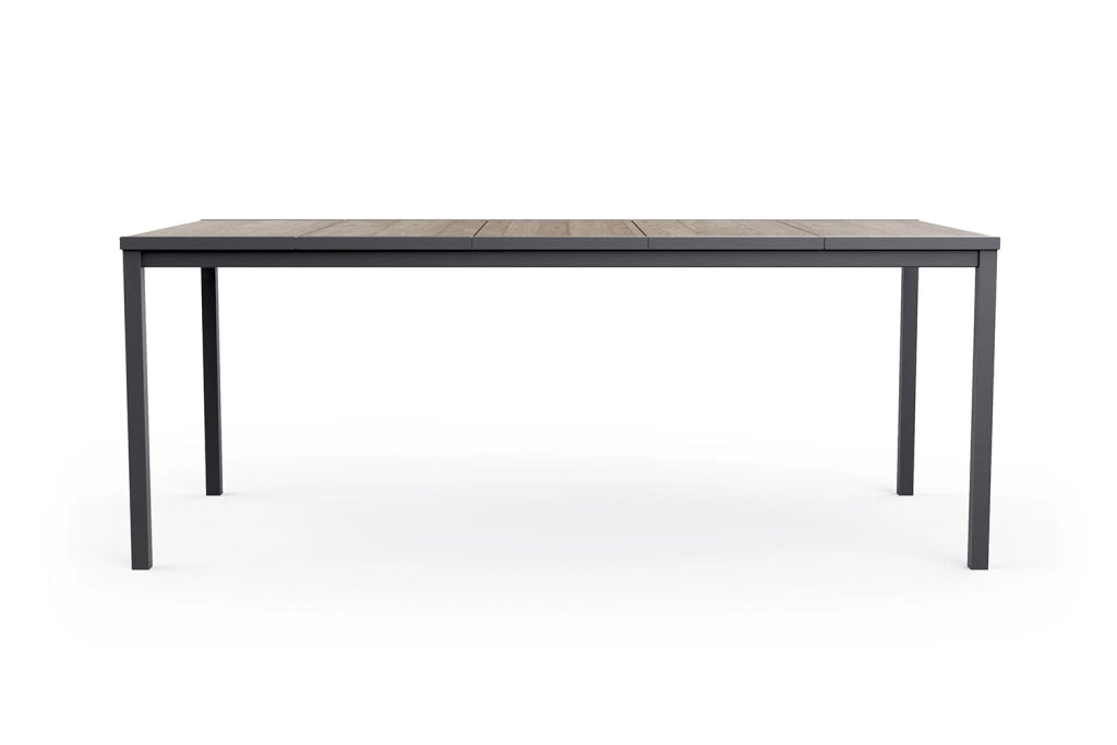 Tavolo da Giardino Keter Porto 200x95x75 cm Deco Coat Piano Effetto Legno Frassino