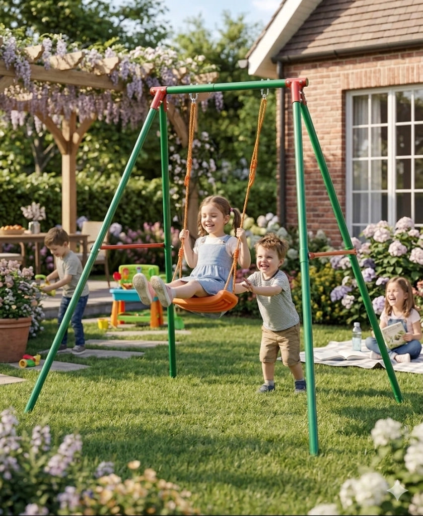 Altalena da Giardino 1 Posto 145x156x196h Bauer
