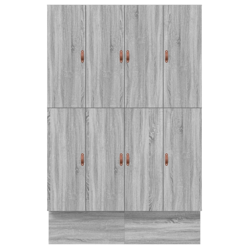 Struttura letto contenitore Grigio Sonoma 140x200 cm