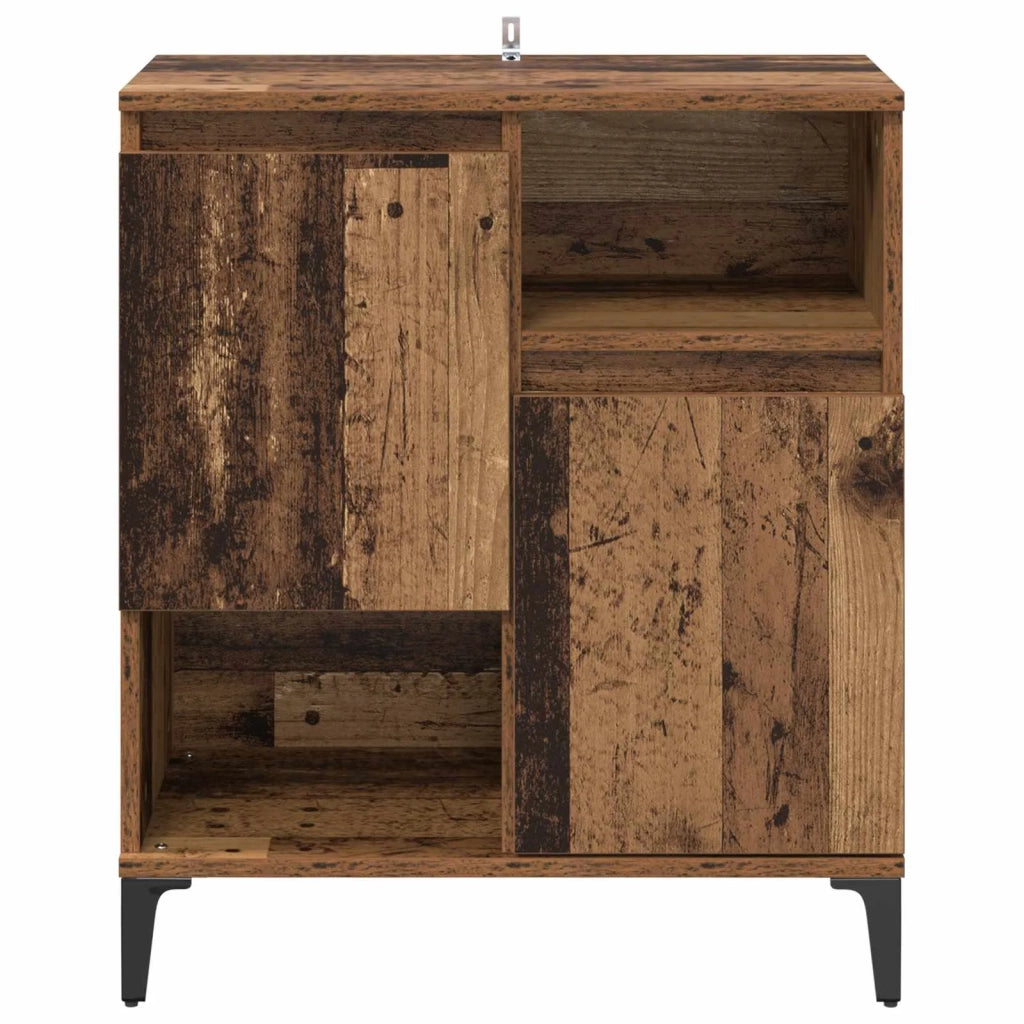 Credenza | Madia | Buffet da pranzo | Armadio da pranzo Legno vecchio 60 x 35 x 70 cm Legno multistrato