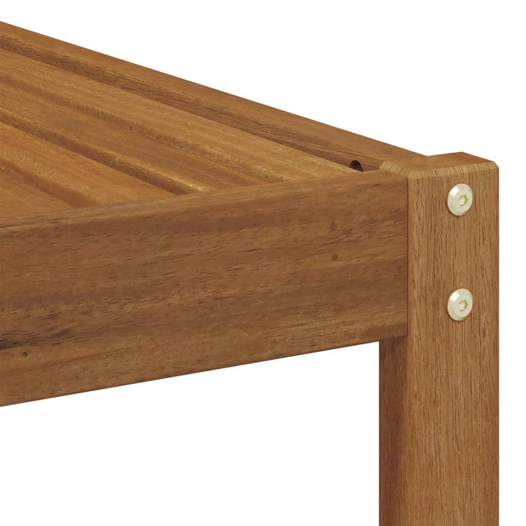 Set di divani da esterno-Sofa da giardino Naturale Legno di Acacia Massello 123946