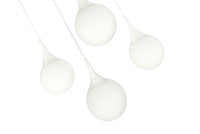 Lampada pendente Pendant in Metallo Dewdrop Bianco