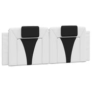 Cuscino Testiera Viana Nero e Bianco 120 cm in Similpelle CFW4959968