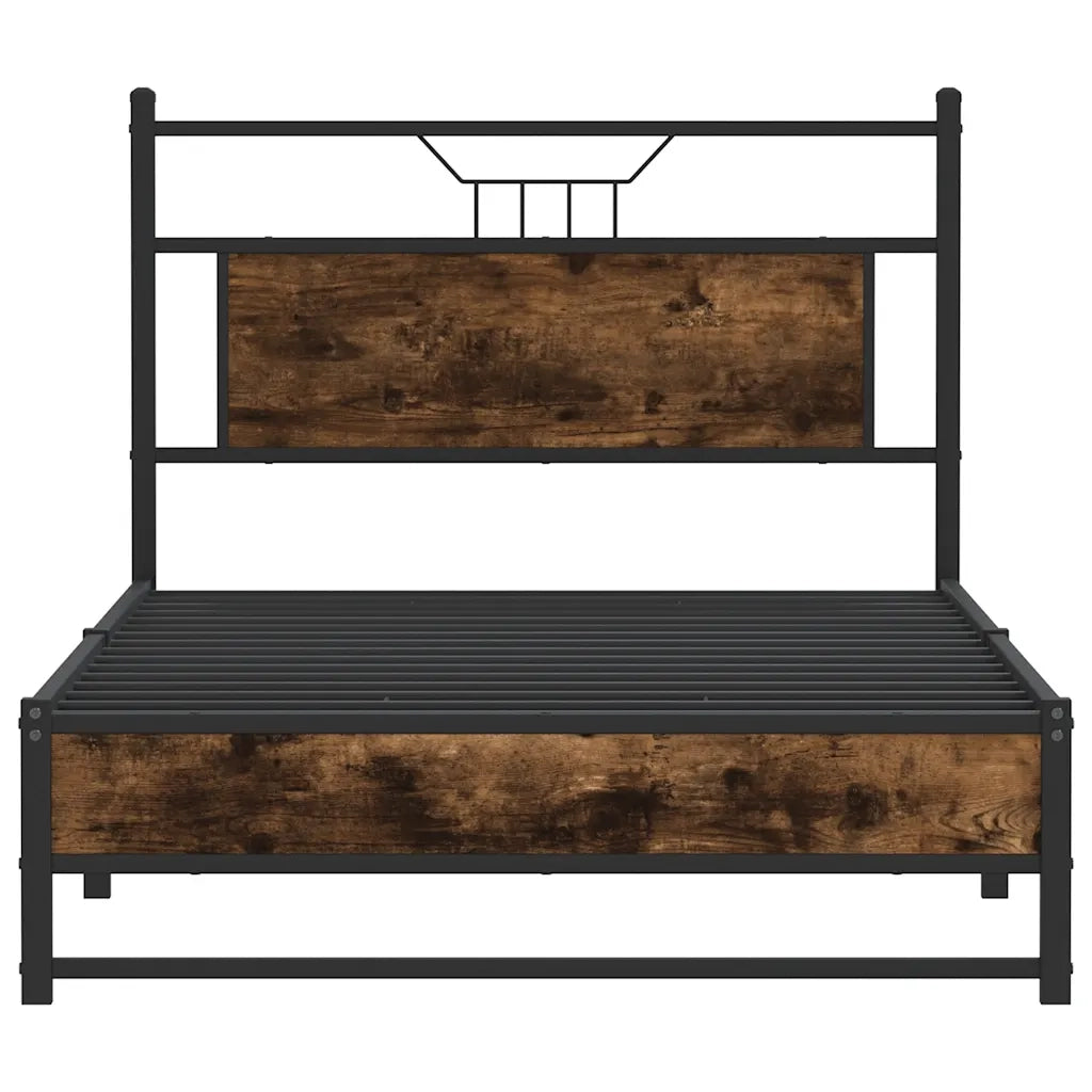 Giroletto senza Materasso Rovere Fumo 100x200 cm in Truciolato 4106903
