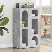 Credenza Grigio cemento 59 x 35 x 100,5 cm Legno multistrato