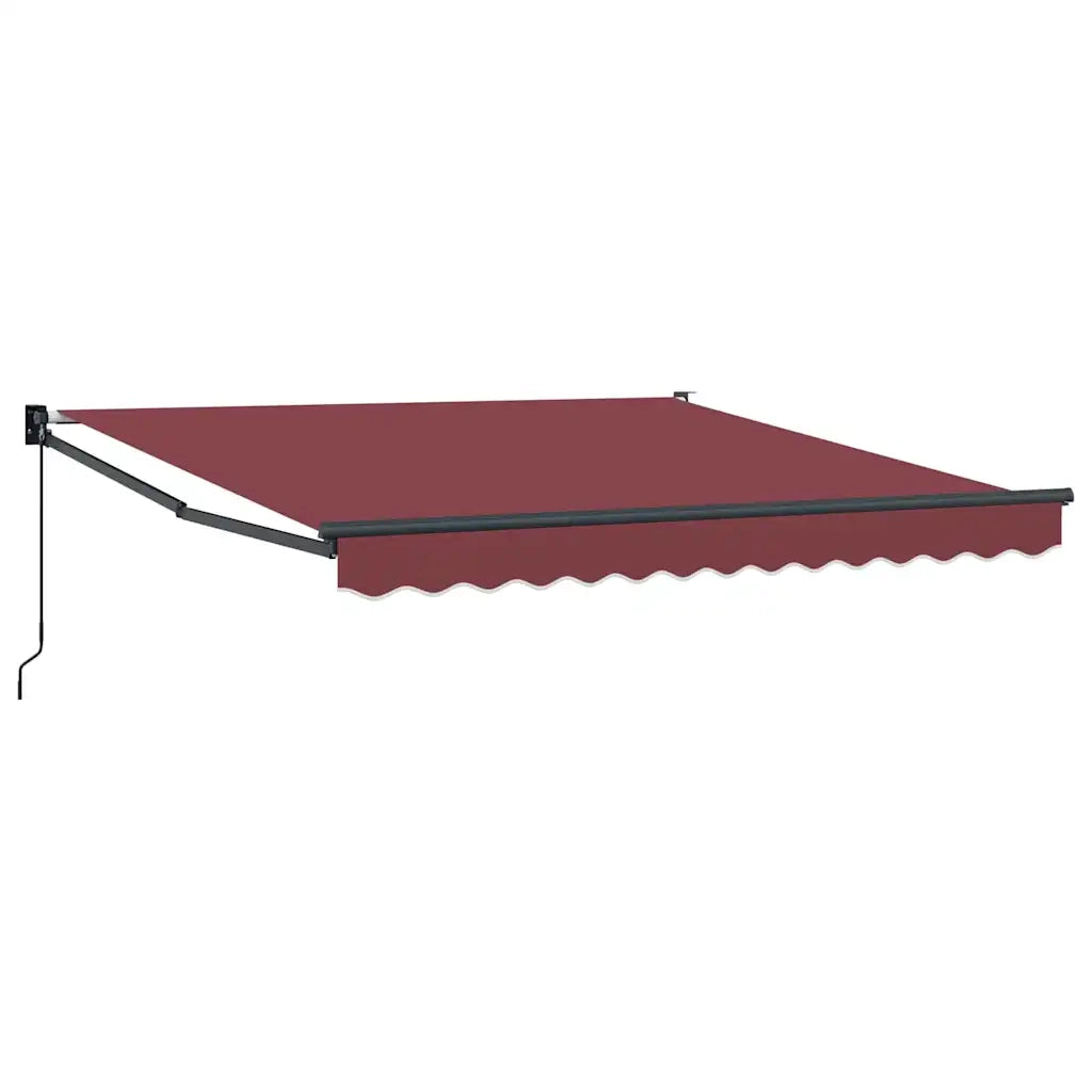 Tenda da Sole Retrattile Manuale Bordò 300x250 cm 3215298