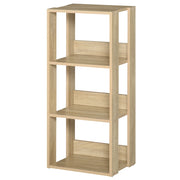 Libreria a Parete in Legno con 3 Ripiani ¨C Zephmum ¨C 40x29x88cm